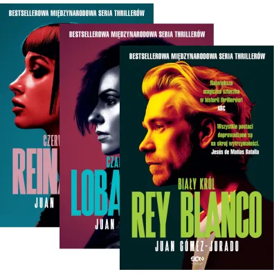 Pakiet Antonia Scott. Tomy 1-3: Reina Roja. Czerwona Kr�lowa, Loba Negra. Czarna Wilczyca, Rey Blanco. Bia�y Kr�l - Juan Gomez-Jurado