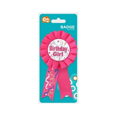 Godan Kotylion Birthday Girl r�owy