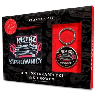 Zestaw brelok + skarpetki dla kierowcy