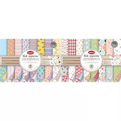 Beniamin Blok papierw ozdobnych A4 do scrapbookingu 32 kartki