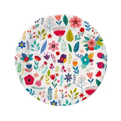 Godan Talerzyki papierowe Summer Have fun 18cm 6 szt.