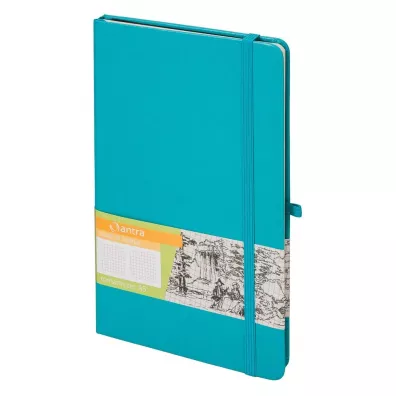 Antra Notes A5 Romantyzm Turkusowy kratka 160 kartek