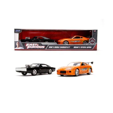 Zestaw pojazd�w metalowych JADA F&F Dodge + Toyota dwupak Simba