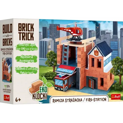 Brick Trick. Remiza Stra�acaka XL 61915