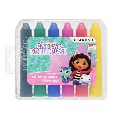 Starpak Kredki w sztyfcie Koci Domek Gabi 528997 6 szt.