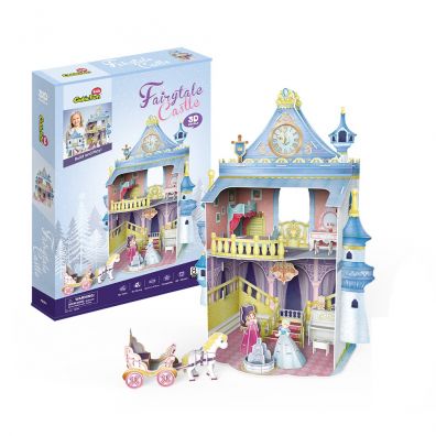 Puzzle 3D Domek dla lalek Fairytale Castle Cubic Fun