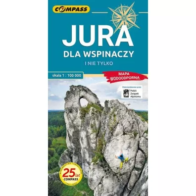 Mapa wodoodporna Jura dla wspinaczy 1:100 000