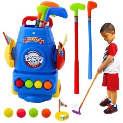 Zestaw do gry w golfa LeanToys