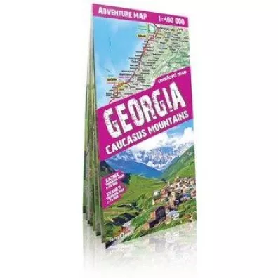 Adventure map Gruzja/Georgia 1:400 000 mapa