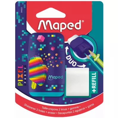 Maped Temper�wka z gumk� Connect Pixel 2 otwory