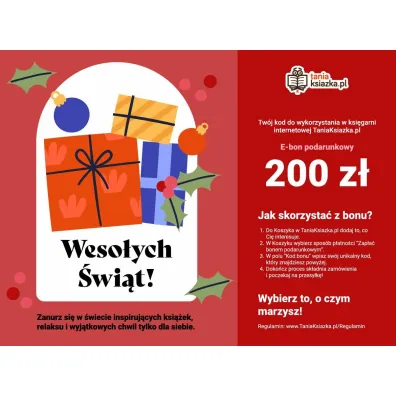 e-Bon Karta Podarunkowa Weso�ych �wi�t 200 z� TaniaKsiazka.pl