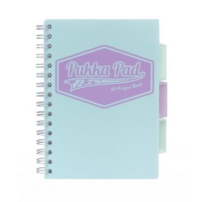 Pukka Pad Project Book Pastel A5 morski kratka 100 kartek 3 szt.