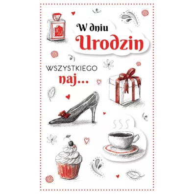 AbCard Kartka okoliczno�ciowa Urodziny PS01