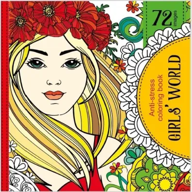 Kolorowanka antystresowa 200x200 Girls' World TW