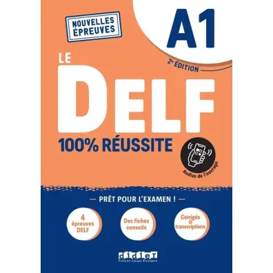 DELF A1 100% reussite podr�cznik + zawarto�� online Nowa formu�a 2022 - Boyer-Dalat Martine, Frappe Nicolas, Romain Chr�tien