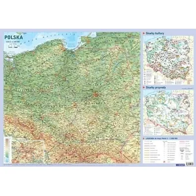Mapa �wiata polityczna plansza edukacyjna