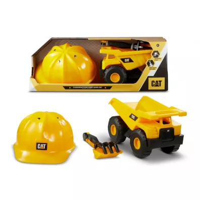 CAT Wywrotka/spychacz + kask Funrise Toys