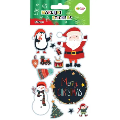 Happy Color Naklejki EFFECT-Merry Xmas 10x20cm