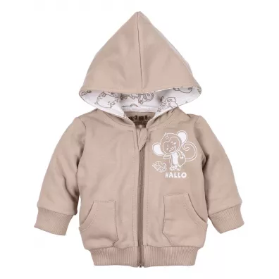 Nini Bluza niemowlca z baweny organicznej dla chopca 12 miesicy, rozmiar 80
