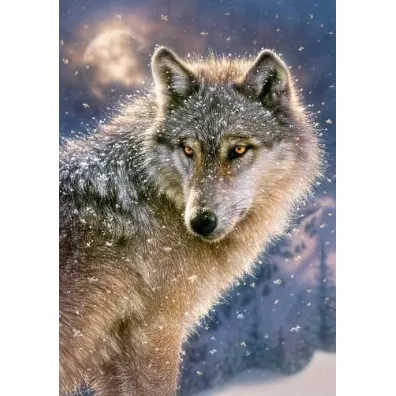 Puzzle 500 el. Lone Wolf Castorland