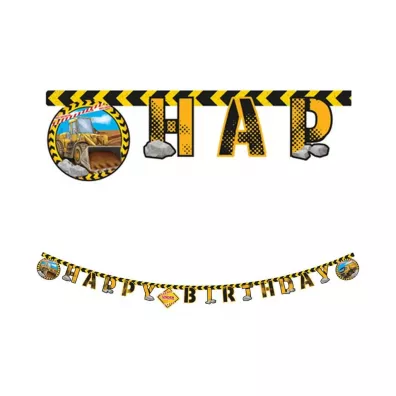 Banner Construction - Happy Birthday