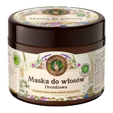 Receptury Zielarki Dro�d�owa maska do w�os�w 300 ml