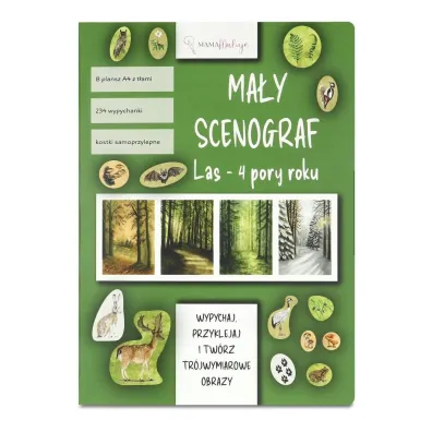 Ma�y Scenograf. Las - 4 pory roku Mama Maluje
