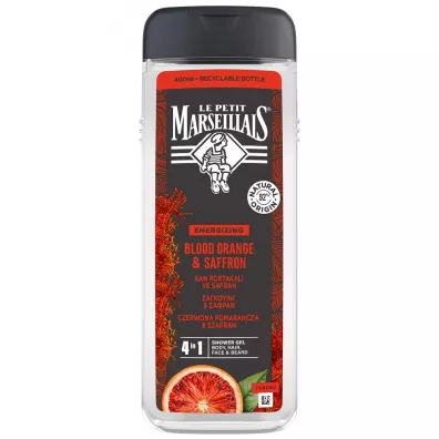 Le Petit Marseillais �el pod prysznic 4w1 dla m�czyzn Czerwona Pomara�cza & Szafran 400 ml