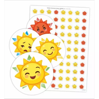 LearnHow Naklejki motywacyjne - S�onka 88 szt.
