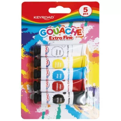 Keyroad Farby tempera 10 ml x 5 kolor�w