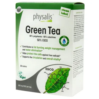 Physalis Herbata zielona Suplement diety 30 tab.