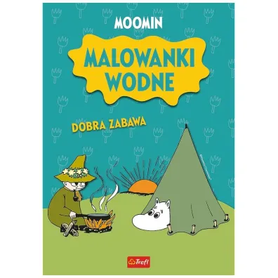 Malowanki wodne. Dobra zabawa Muminki