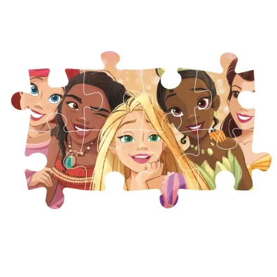 Puzzle 24 el. Maxi SuperColor. Disney Princess Clementoni