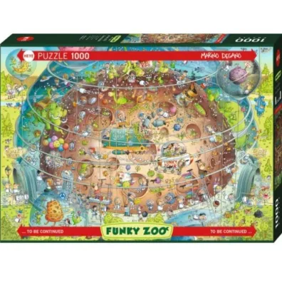 Puzzle 1000 el. Funky ZOO - Kosmiczne ZOO Heye