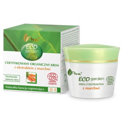 Ava Eco Garden Organiczny krem do twarzy z ekstraktem z marchwi 30+ 50 ml