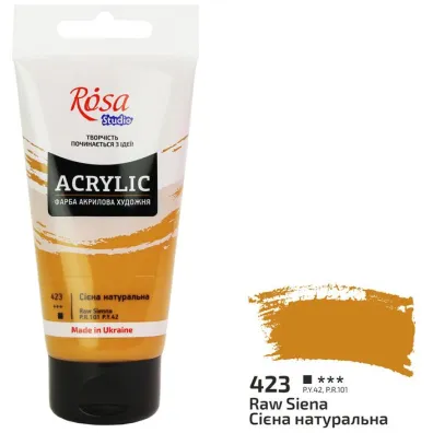 Rosa Farba akrylowa sienna 423 75ml