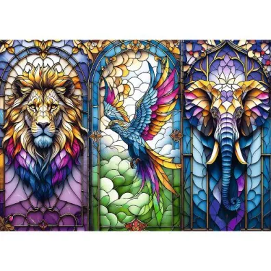 Puzzle 1000 el. Witra�, Zwierz�ta Trefl