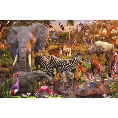 Puzzle 3000 el. Zwierz�ta Afryki Ravensburger