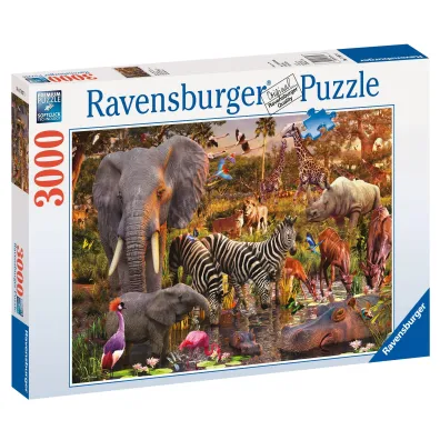 Puzzle 3000 el. Zwierz�ta Afryki Ravensburger