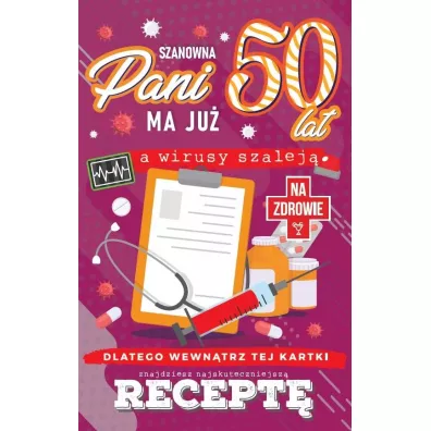 Yeku Karnet Urodzinowy z recept� 50 JCX-050
