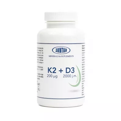 Jantar Witamina K2 + D3 Suplement diety 90 kaps.