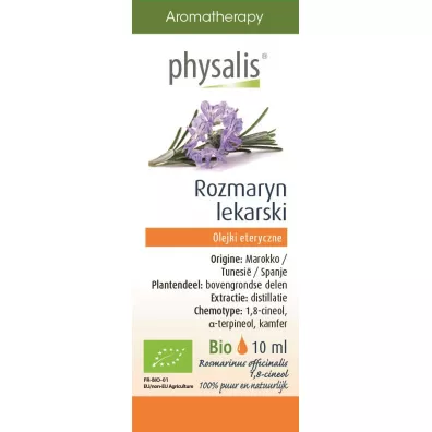 Physalis Olejek eteryczny rozmaryn lekarski (rozemarijn) 10 ml