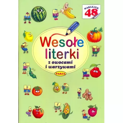 Weso�e literki z owocami i warzywami - Mariola Budek