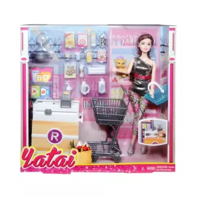 Lalka w supermarkecie Swede