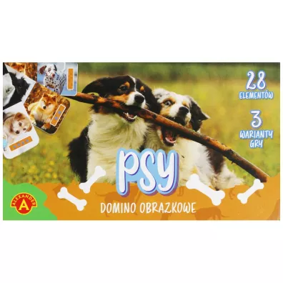 Domino obrazkowe. Psy Alexander