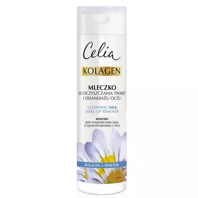 Celia Kolagen mleczko do oczyszczania twarzy i demakijau oczu wietlik 200 ml