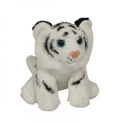 Tygrys biay siedzcy 14cm Dubi