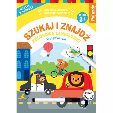 Szukaj i znajd�. Kolorowe �amig��wki. Pojazdy