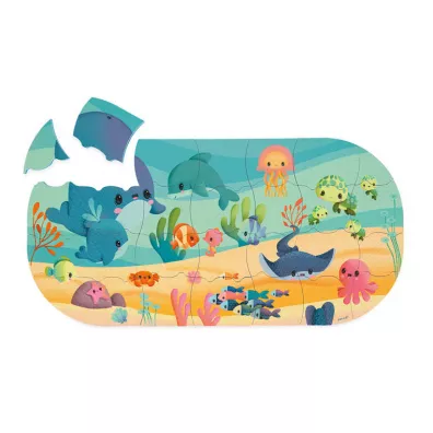 Janod Puzzle do kpieli Ocean 28 el. 3+