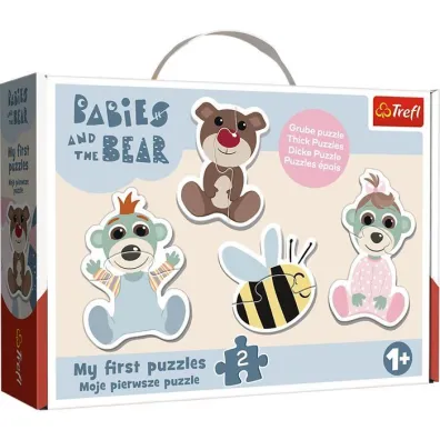PUZZLE Baby Classic Przyjacielskie Bobaski 36139 Trefl